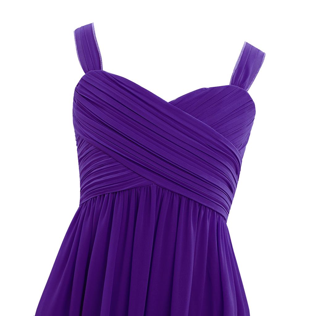 Детское платье для девочек на бретельках с цветочным узором, шифоновое плиссированное свадебное платье для подружек невесты