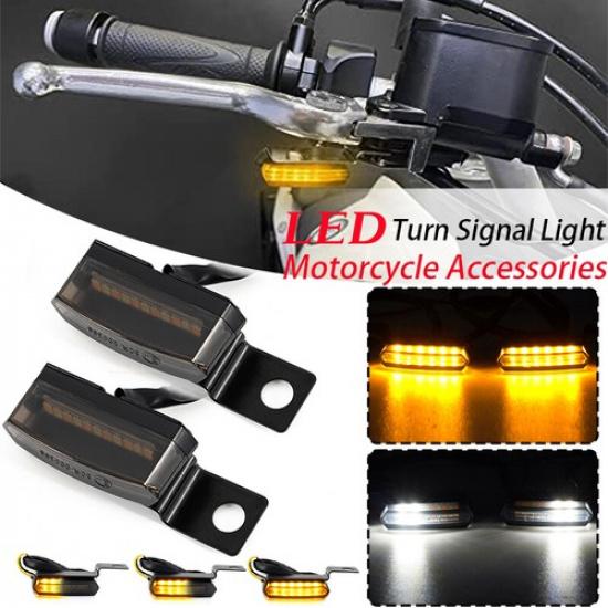 Set of Motorcycle Turn Signals Handlebar Light Fit For Harley Sportster 1200 883