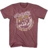 Aerosmith Get Your Wings Vintage Maroon Heather T-Shirt