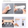 Self Adhesive Wooden Hooks Towel Organizer Racks Durable Wall Hangers Hooks  Home