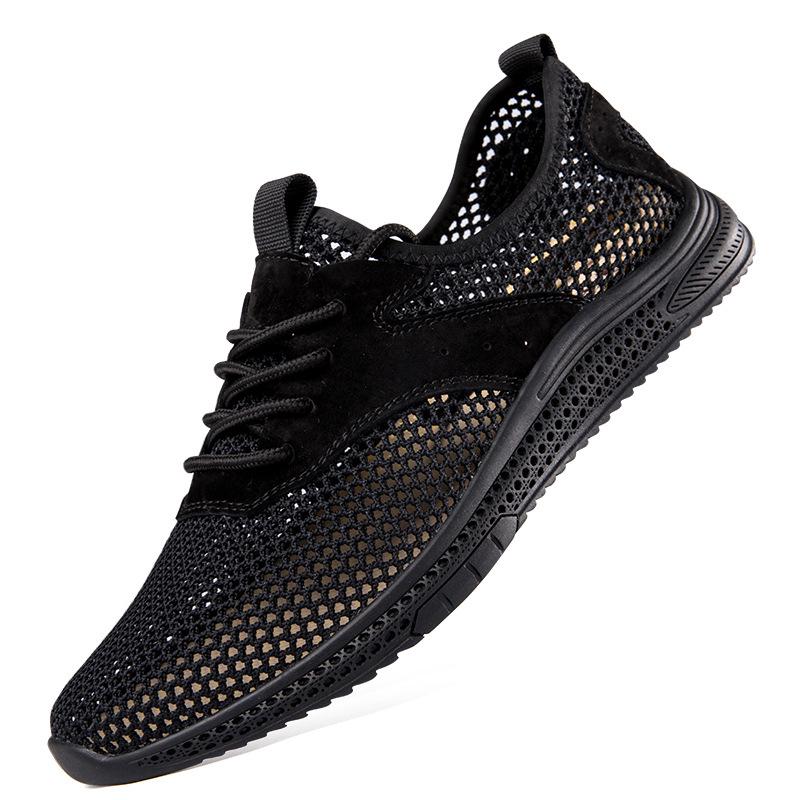 Мужские дышащие повседневные спортивные кроссовки Flyknit - Легкий сетчатый дизайн