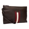 Bally Код Палладиевый Металлический Фурнитура Кожа Теленка Клатч Мужской Клатч Коричневый 6310908