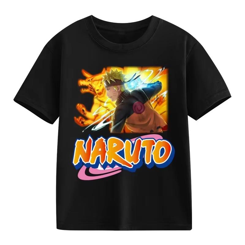 2026 Naruto Graphic TShirt Uzumaki Uchiha Sasuke Hatake Kakashi Anime Character Print Cotton Short Sleeve Round Tops