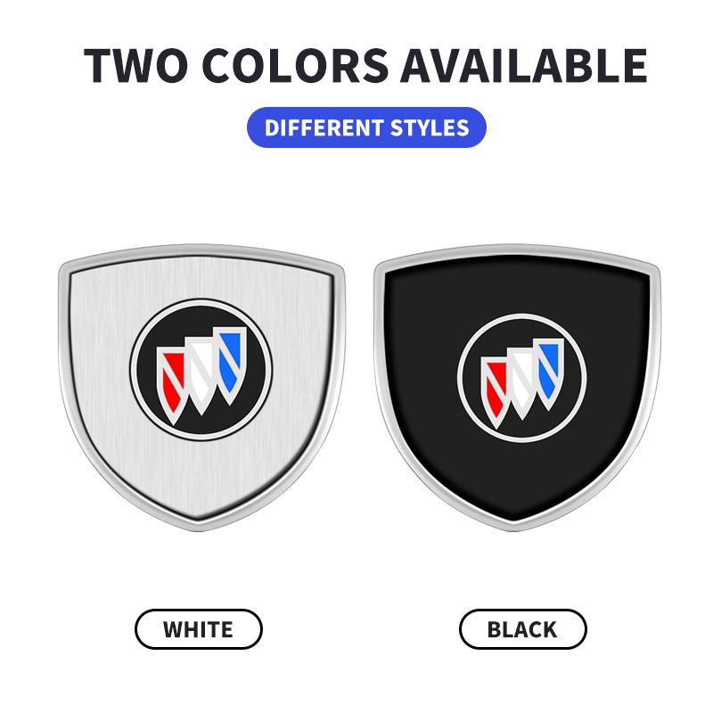 RFG3 3D Car Styling Shield Emblem Badge Metal Stickers Decor Decals For Buick Century Excelle XT Envision Excelle GT Verano GL8 GL6