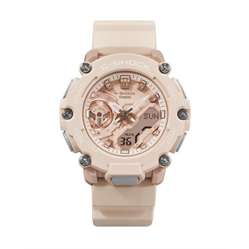 Casio Мужские часы G-SHOCK, смола, водостойкость 200 м, цифровые, ударопрочные, кварцевые, GMA-S2200M-4A
