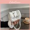 Trendy Texture Minimalist Bag Women 2024 New Fashion Crossbody Bag Stylish Chic Shoulder Saddle Bag