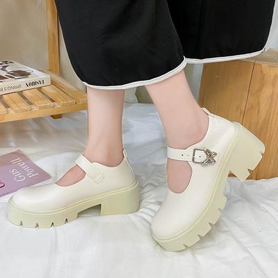 Модные туфли Лолиты для женщин, японские туфли Мэри Джейн для женщин, винтажная форма для девочек, студенческие туфли на высоком каблуке и платформе, косплей, большие размеры