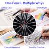 12pcs/Box Multi-color Core Colored Pencils Wooden Sketch Pencils Drawing Pencils  Sketching