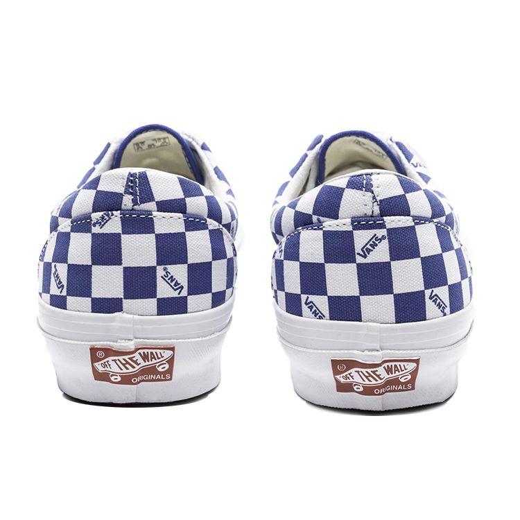 Vans OG Era LX Checkerboard Logo - Nautical Blue Unisex Sneakers White VN0A3CXN9U9