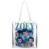 KPOP Девушка-охотница на демонов Аниме Мультфильм Фильм Мерч Холщовая сумка-шоппер Сумка через плечо KTB