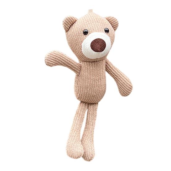 Брелок для ключей в виде плюшевого медведя для детей, брелок в виде плюшевого медведя, рюкзак, кулон, детские подарки на день рождения