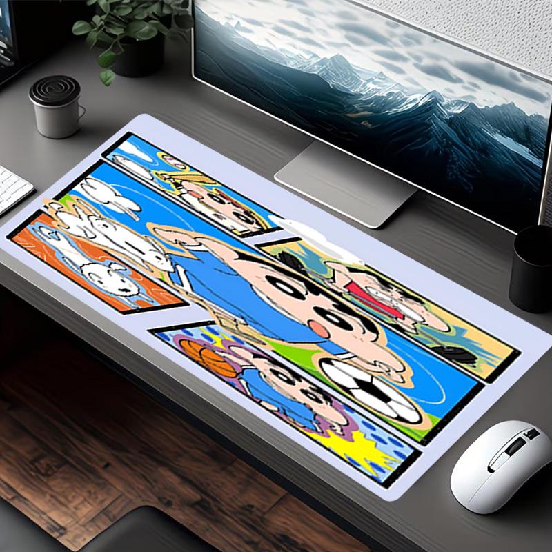 Cartoon comics Print Mouse Pad, for Keyboard Pad Laptop PC Mat for Office Home Use, Desk Decor, Perfect Birthday Gift for Gamers