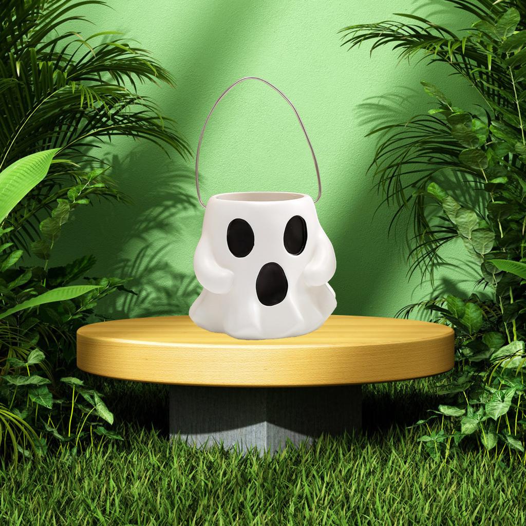 Halloween Resin Handicrafts Candy Bucket Home Ornaments High-end Exquisite Halloween Ornaments