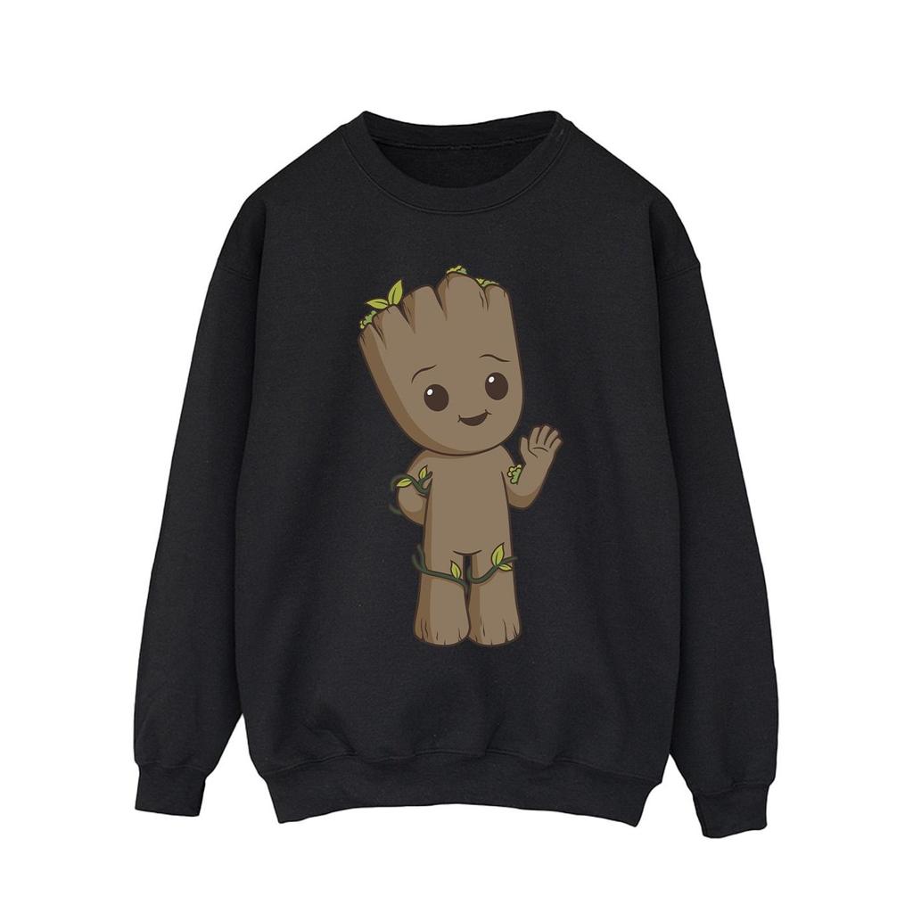 Marvel Mens I Am Groot Cute Groot Sweatshirt