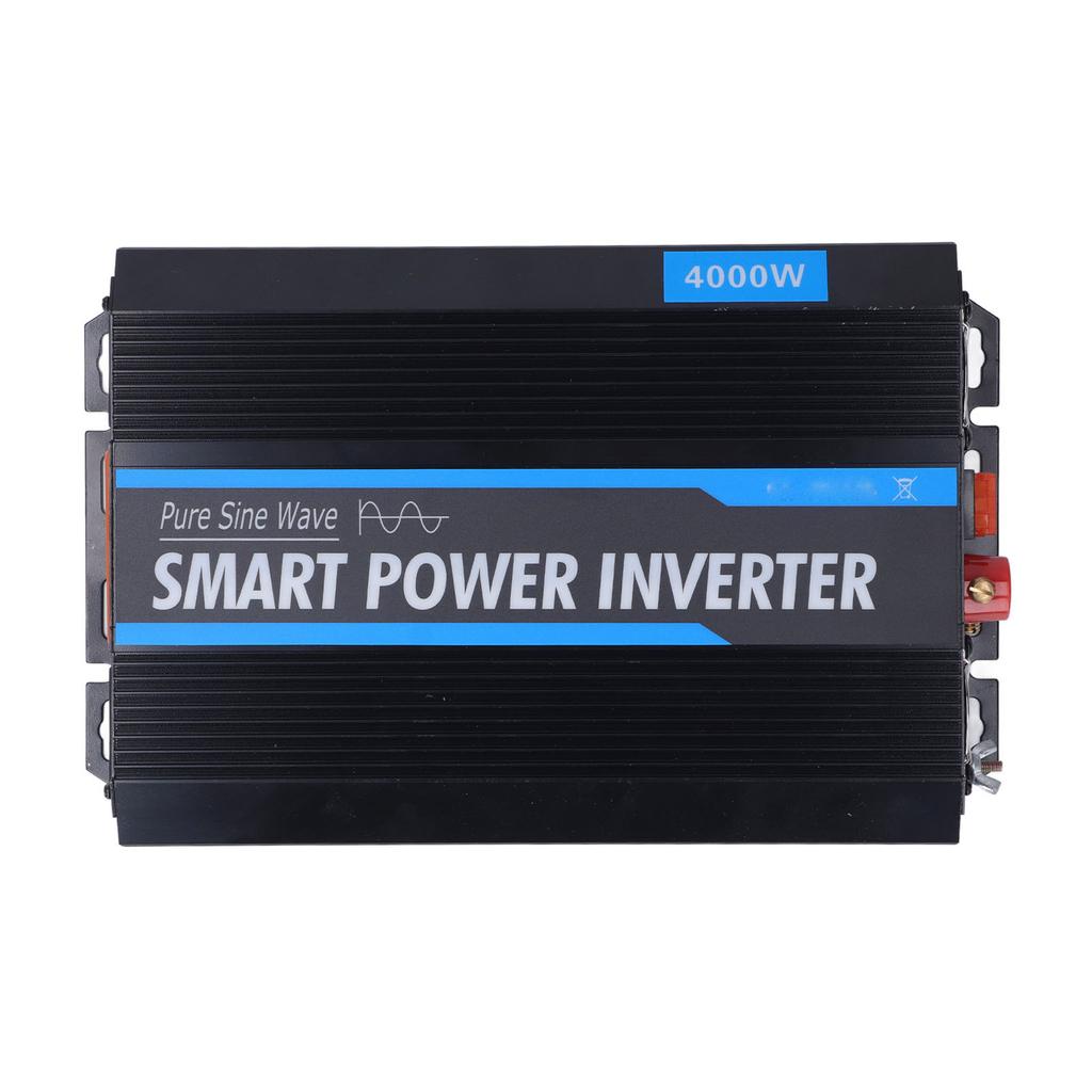 Чистый синусоидальный инвертор с несколькими функциями, преобразователь постоянного тока 12 В в переменный ток 220 В, 4000 Вт, инвертор для