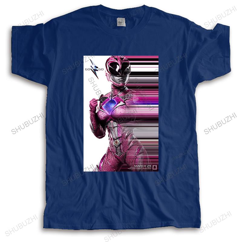 Hot sale Unisex brand summer t shirt vintage tee Power Ranger Movie Pink Ranger Cult Classic Fashion Unisex Teeshirt short sleeve