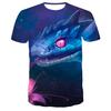 Мужская футболка God Beast 3D цифровая печать круглый вырез короткий рукав модная футболка топ