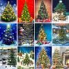 5D DIY Diamond Painting Full Round Christmas Tree Kit Embroidery Mosaic Picture Cross Stitch Wall Sticker Gift Home Decoration