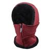 Women's Knitted Hat Autumn and Winter Ear Protection with Wool Thickened One-piece Windproof Bib Headpiece
