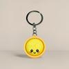 Funny Dumpling Baozi Keychains 6Pcs Pack with Steamer Random Color Novelty Key Holders for Travel Bag Decor Gifts