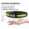 Motion Sensor Led Headlamp USB Rechargeable Flashlight Waterproof Head Lights Camping Fishing Headlight Search Head Night Light