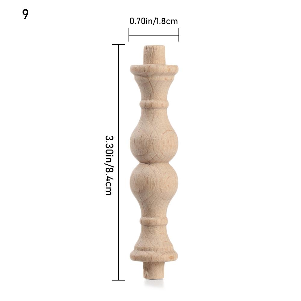 Accessories Decoration Crafts Vintage Wood Carved Home Decor Furniture Foot Legs Cabinet Seat Feets