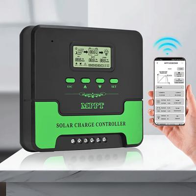 12/24 В MPPT контроллер заряда солнечной батареи 20A 30A 40A 50A 60A WiFi регулятор солнечной панели LCD USB для свинцово-кислотной литиевой батареи Lifepo4