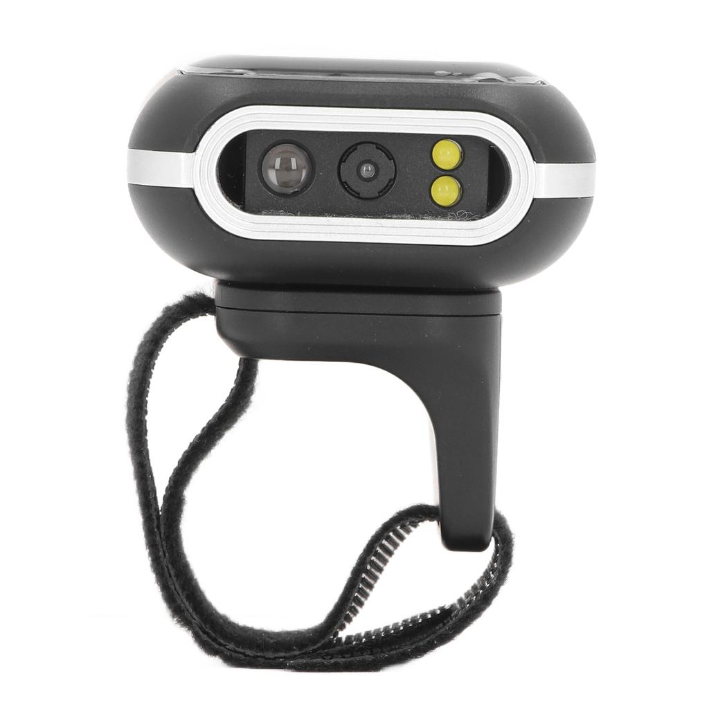 Кольцевой сканер штрих-кода 2.4G Беспроводной Bluetooth 2D Считыватель кодов Носимый Пальцевой инструмент для сканирования штрих-кода