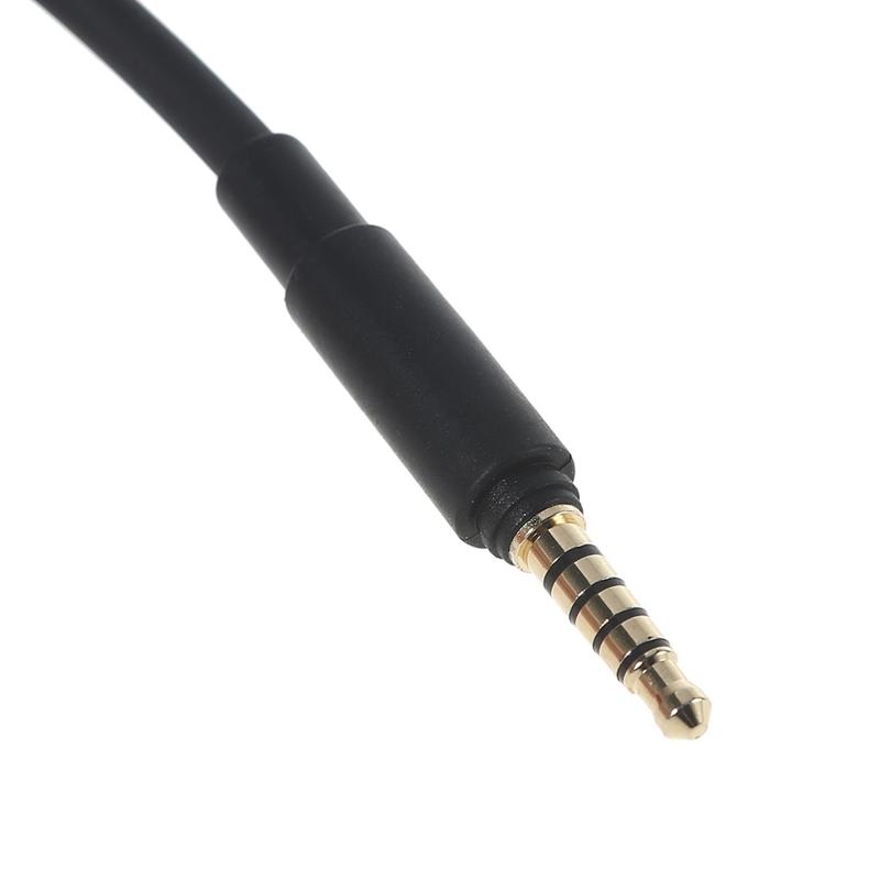 Обновленный портативный кабель для наушников Beyerdynamic MMX300 Черная оплетка ПУ-провод Вспомогательный кабель