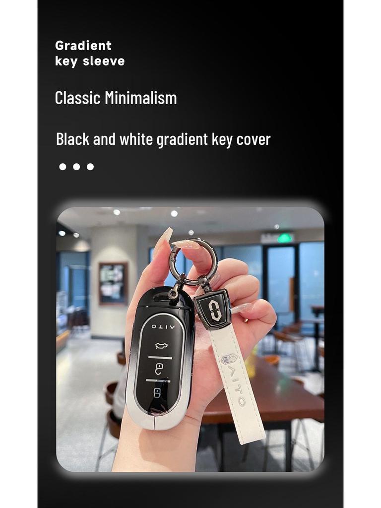 Чехол для ключей AITO M9: Металлическая пряжка для электросамоката AITO Huawei M9 с увеличенным запасом хода