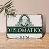 Винтажная металлическая жестяная вывеска Diplomatico Rum Железное настенное искусство для домашнего бара для мужской комнаты Декор Настенное крепление Предварительно просверленные Погода
