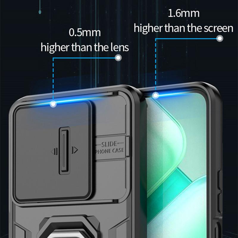 Для Vivo iQOO Z9x 5G Чехол для iQOO Z9X Чехол для линзы, раздвижное стекло, защитная броня, противоударный держатель, магнитный бампер для iQOO Z9x