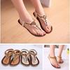 Summer Fashion Women's Flat Shoes Bohemian Style Beaded Sandals Beauty Flip-Flops