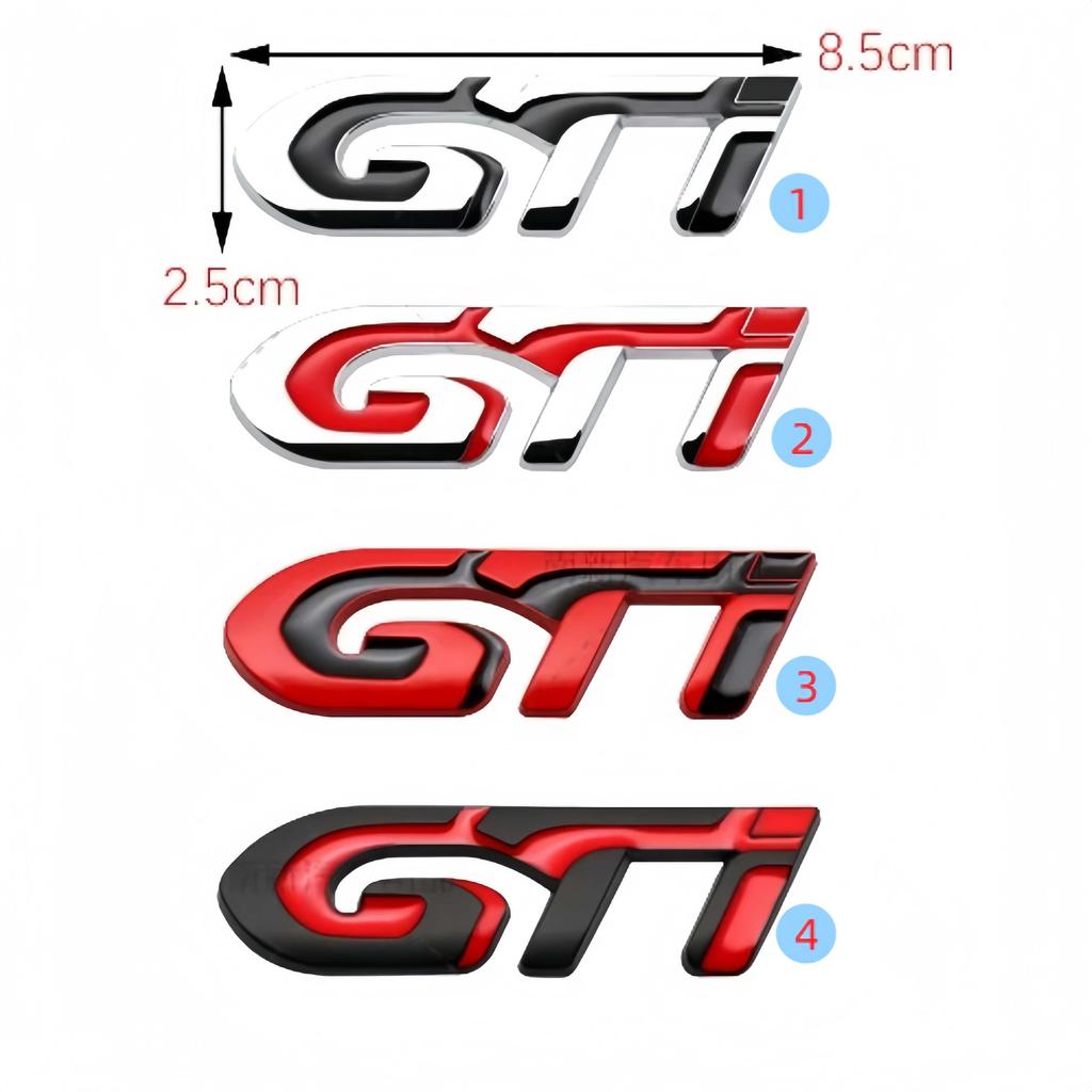 Металлическая наклейка на крыло автомобиля GT GTLINE, значок-эмблема на задний багажник
