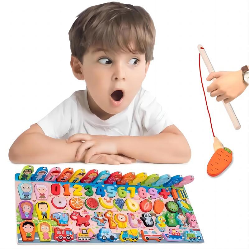 Детские математические игрушки Геометрические фигуры Познавательная головоломка Ранние развивающие игрушки для детей