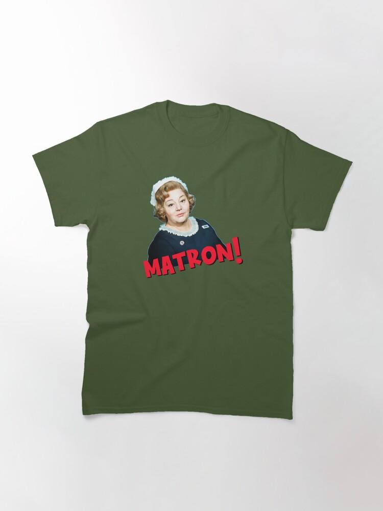 Barbara Vintage Style CARRY ON Art - MATRON! Hatti Jaques Classic T-Shirt