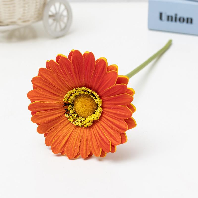 12 шт. 30 см Искусственные цветы Хризантема Гербера Маргаритка Цветы для дома Свадебная вечеринка Балкон Декор