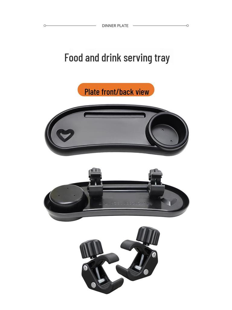 Universal Detachable Baby Stroller Tray and Dining Table Accessory
