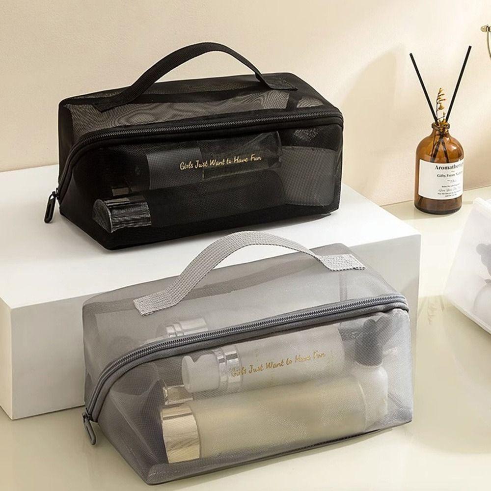 Органайзер-сумка для хранения в дороге, легкая прозрачная косметичка, новая косметичка