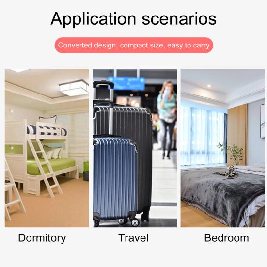 Folding Comb Mirror with High-Definition Glass 2 In 1 Portable Compact Design Portable Grooming