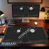 HYBXAXC Большая игровая подставка для мыши Минималистичная Космическая Планета Нескользящая Резиновая Коврик для стола Для ПК Ноутбука Черно-белое Арт-подставка для мыши