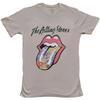 The Rolling Stones Unisex Adult Flowers Cotton Logo T-Shirt