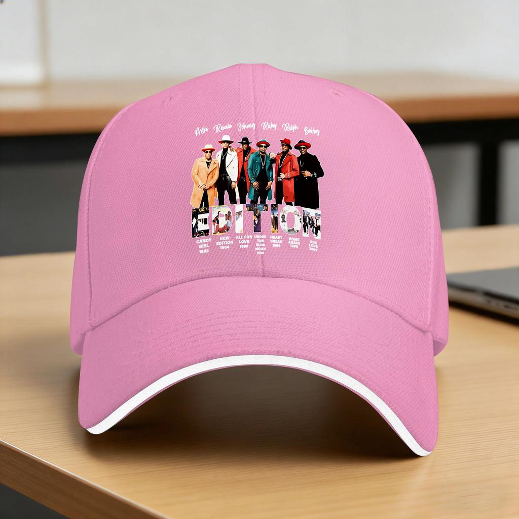 Jodeci NEW EDITION Casual Baseball Cap Tennis Skate Trucker Hat Spring Sun Visor Unisex Adult Vintage Baseball Caps