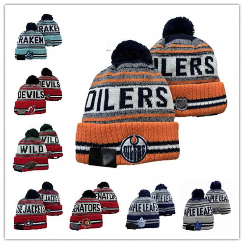 Winter Fleece Lined Knit Hat High Quality Couple Embroidered Beanie Outdoor Warm