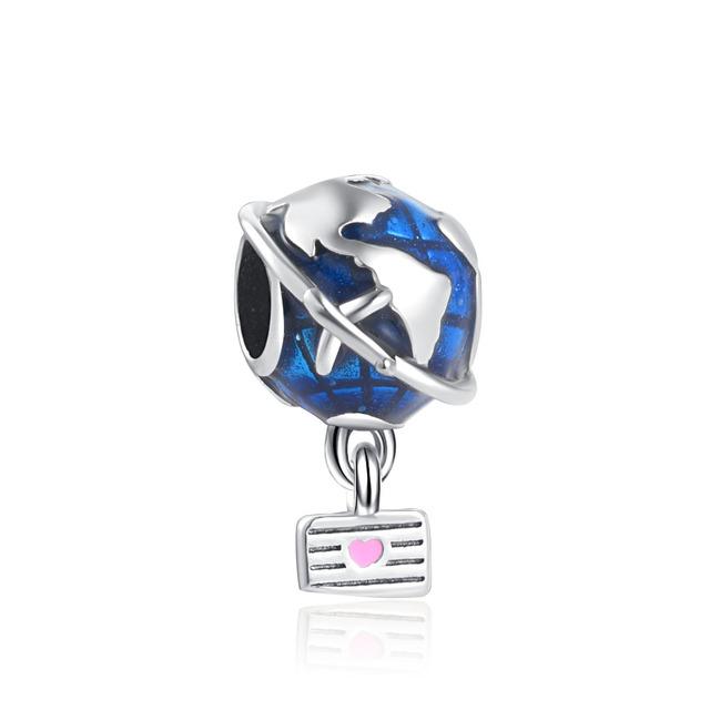 Новые ювелирные изделия из стерлингового серебра 925 пробы, подвеска для дома, пара, кулон, книга, бусина, подходит для женщин, оригинальный браслет, подарок