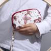 Jacquard Flower Handbag Coin Pocket Women Long Purse Portable Butterfly Clutch Wallet  Travel