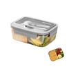 Microwave Heating Lunch Container with Spoon and Fork Food Container Nordic Style Lunch Box  Worker
