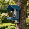 Panel Bird Feeder Mount Stand for Buddy Pro1/2, Stainless Steel Stable with Heavy Duty Locking Screws Design, Weather-Resistant Bracket Wall Outdoor