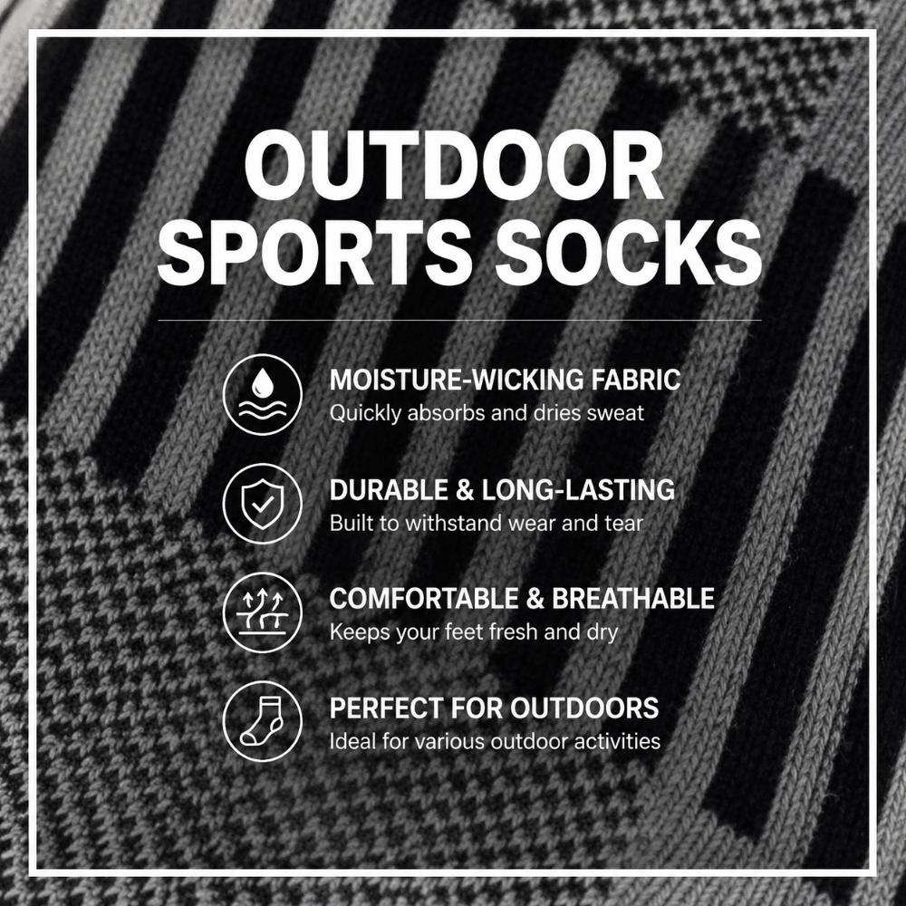 Breathable Winter Ski Socks Warm Snowboard Stockings Fashion Compression Socks  for Winter Sports