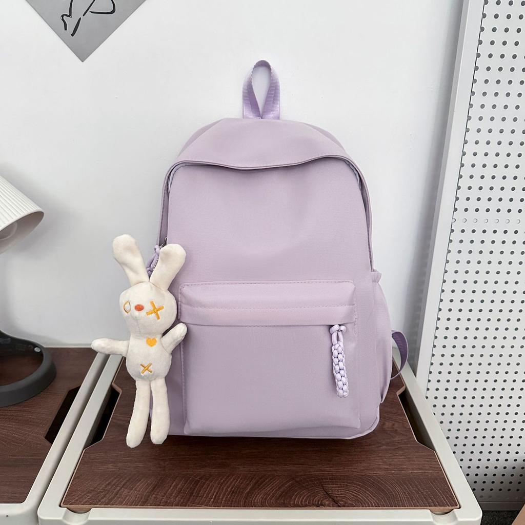 Fashion Shoulder Bag College Cute Simple Backpack Premium Sense Schoolbag Travel Bag Large Capacity